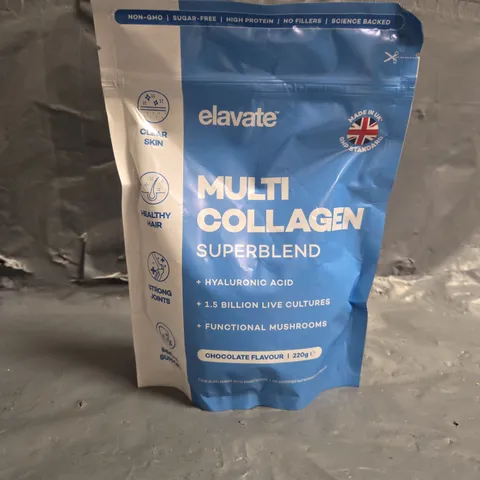 SEALED ELAVATE MULTI COLLAGEN SUPERBLEND IN CHOCOLATE 220G