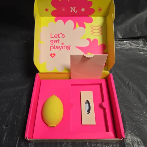 BOXED NANCY LEMON CLITORAL VIBRATOR - YELLOW