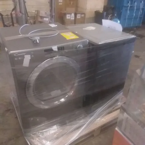 CANDY SMART PRO FREESTANDING CONDENSER TUMBLE DRYER AND CANDY 8 KG INTEGRATED WASHING MACHINE BLACK
