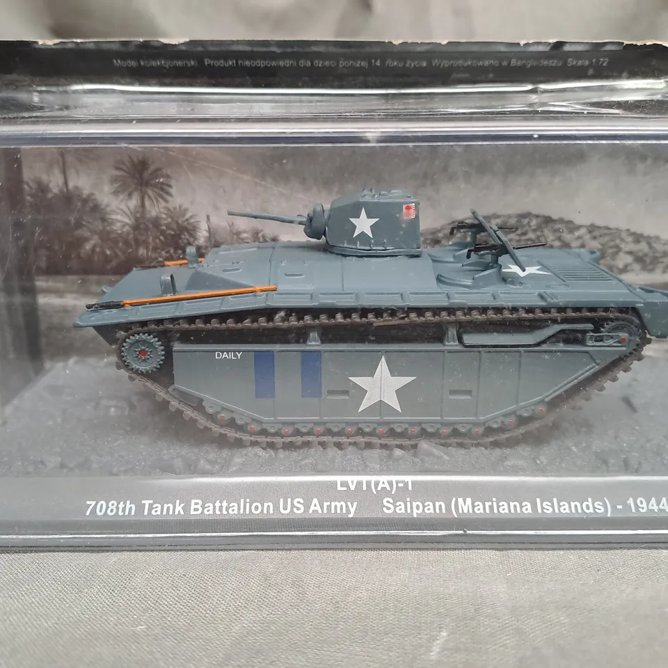 LVT(A)-1 708TH TANK BATTALION US ARMY - SAIPAN ( MARIANA ISLAND) 1944