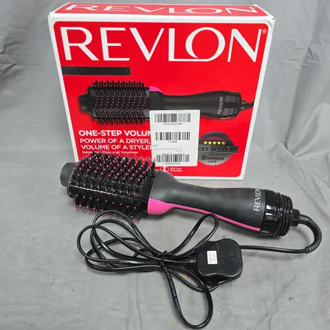 BOXED REVLON SALON ONE-STEP HAIR DRYER AND VOLUMISER 
