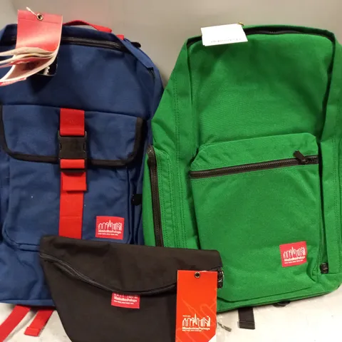 LOT OF 3 MANHATTAN PORTAGE BAGS