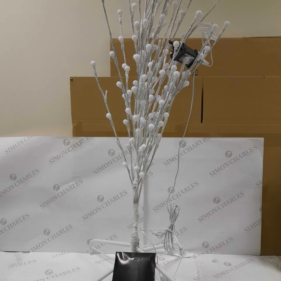 1.8M PRE-LIT CHERRY BULB TWIG TREE