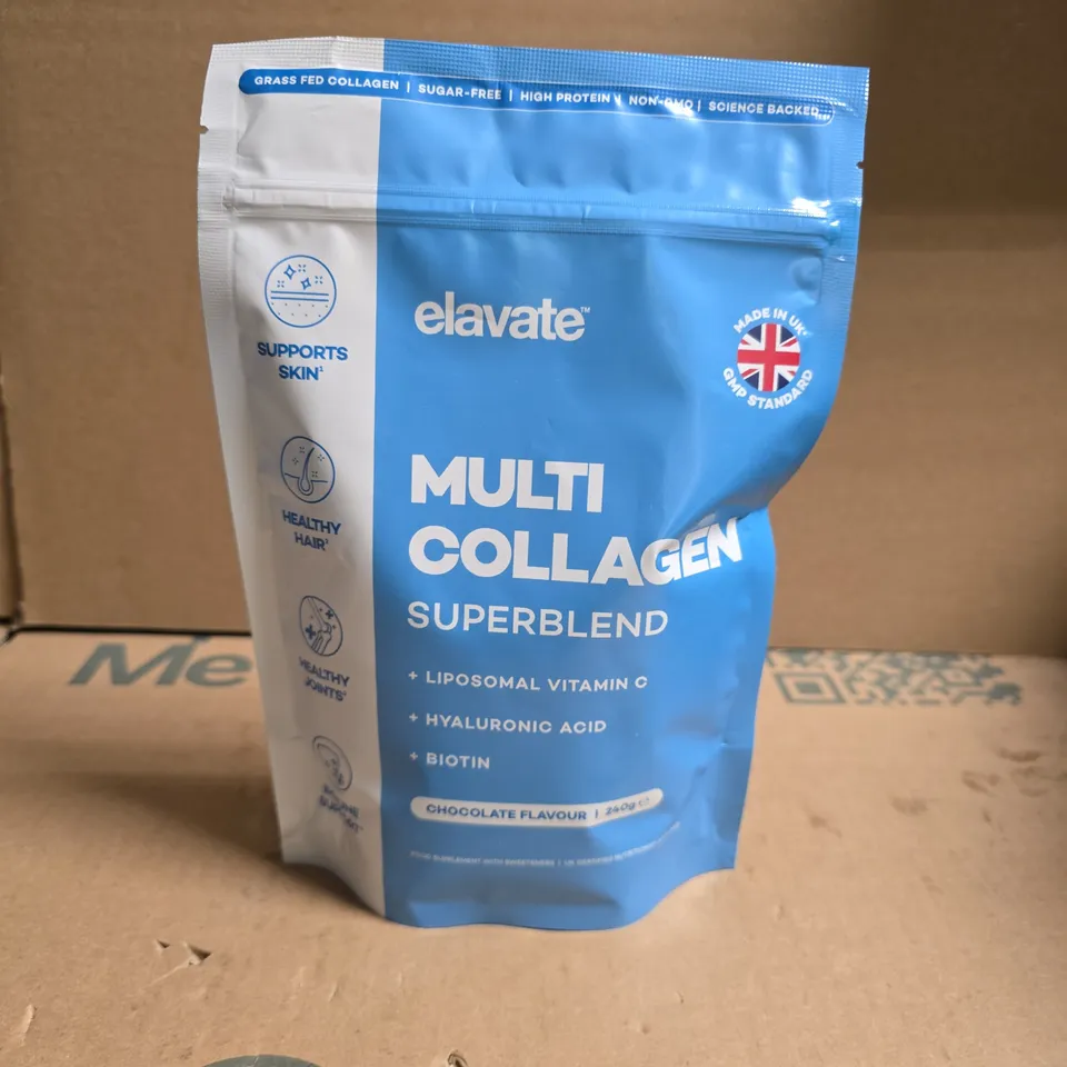 ELAVATE MULTI COLLAGEN SUPERBLEND – CHOCOLATE FLAVOUR, 240 G