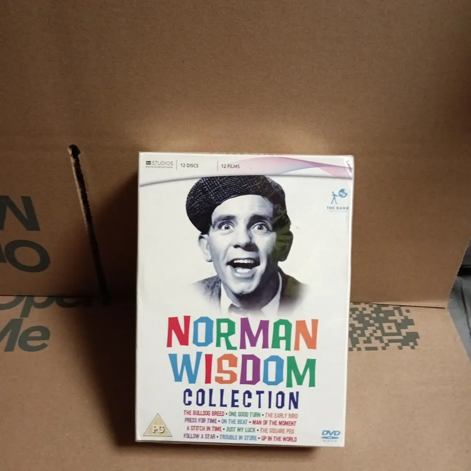 NORMAN WISDOM COLLECTION – 12 DVD SET (BOXED)
