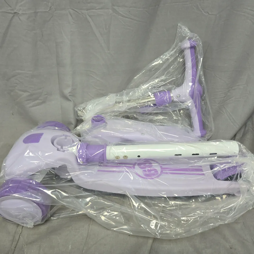 KIDS PURPLE 3 WHEELED SCOOTER TOY