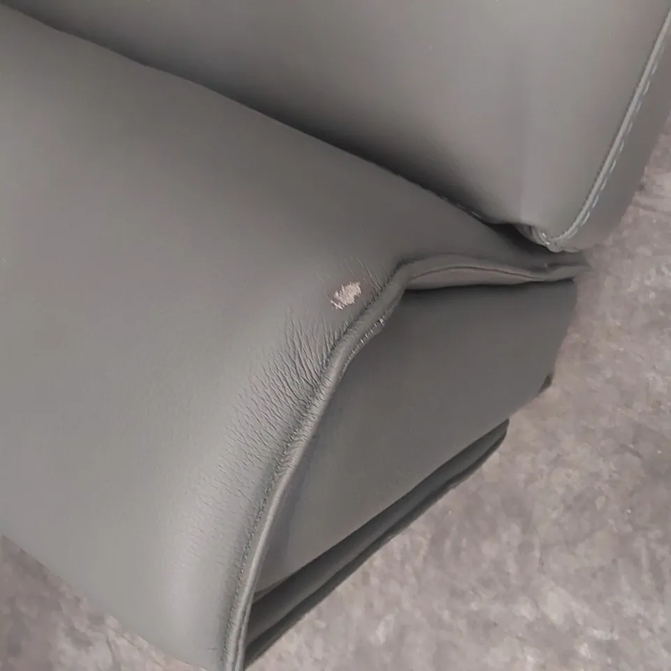 QUALITY DESIGNER ITALIAN MADE GARY 4 SEATER ELECTRIC RECLINER LEATHER SOFA 