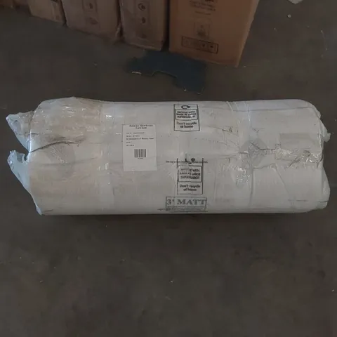 QUALITY BAGGED AND ROLLED DIAMOND 6+2 MEMORY FOAM 3' SINGLE MATTRESS