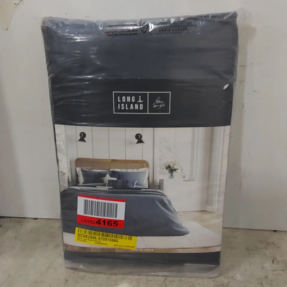 BAGGED DENIM LOOK DUVET SET - BLUE // SIZE: DOUBLE 