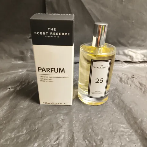 THE SCENT RESERVE FRAGRANCES NO.25 PARFUM 100ML – BOXED