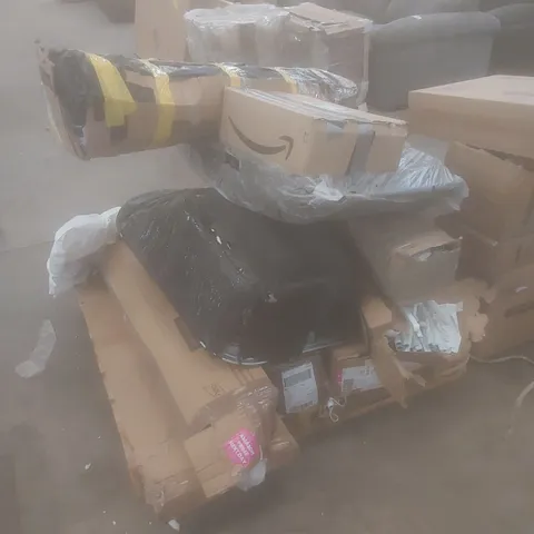 PALLET OF ASSORTED HOUSEHOLD GOODS AND INCOMPLETE FURNITURE PARTS