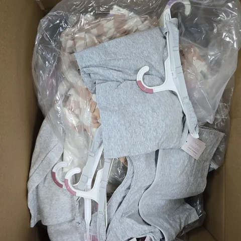 APPROXIMATELY 25 ASSORTED CLOTHING PRODUCTS IN VARIOUS STYLES & SIZES