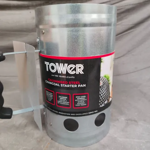 TOWER GALVANISED STEEL CHARCOAL STARTER PAN