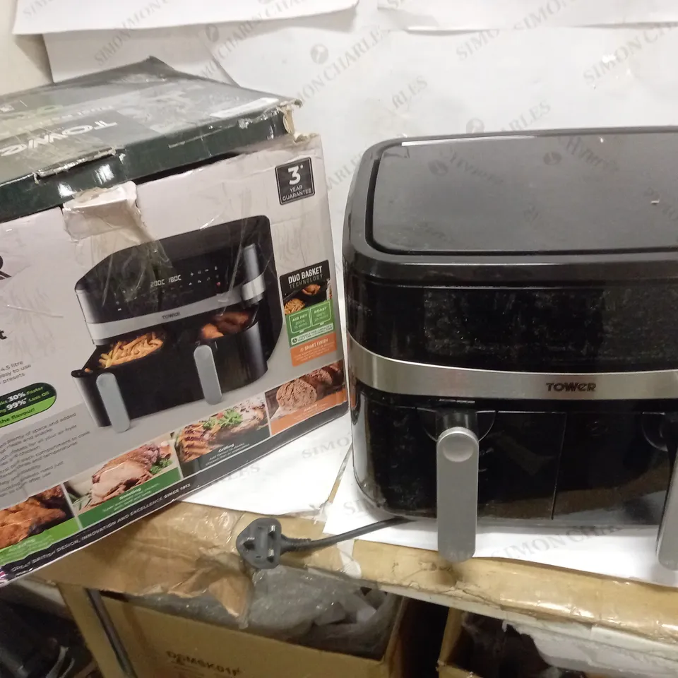 TOWER VORTX DUAL BASKET AIR FRYER