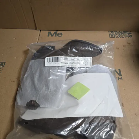 WOMEN'S BROWN MICROFIBRE BOOTS WITH ZIP , UK 3 (EU 36)