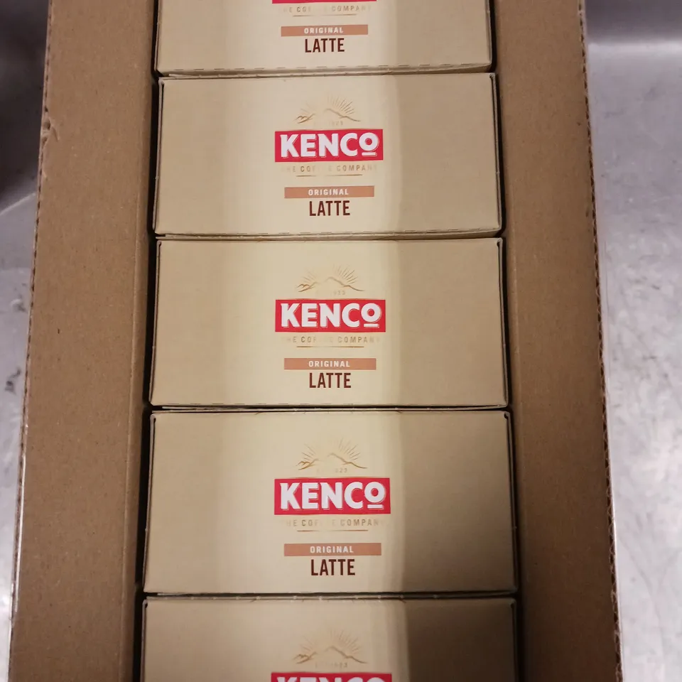 5 X KENCO INSTANT LATTE COFFEE 