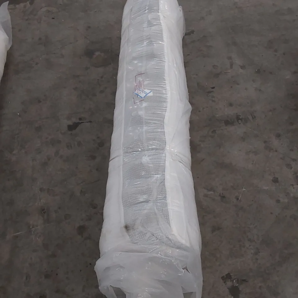 QUALITY BAGGED AND ROLLED  HYBRID 4'6" MEMORY NATURAL FOAM MATTRESS 