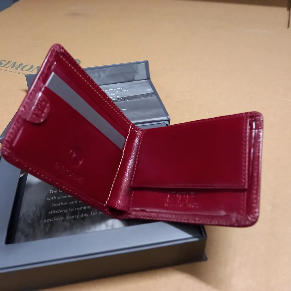 BOXED THE GAME CRICKET INSPIRED WALLET