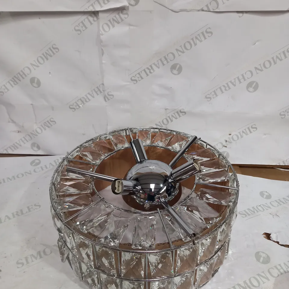 ROSAS GLASS DRUM CEILING PENDANT RRP £60