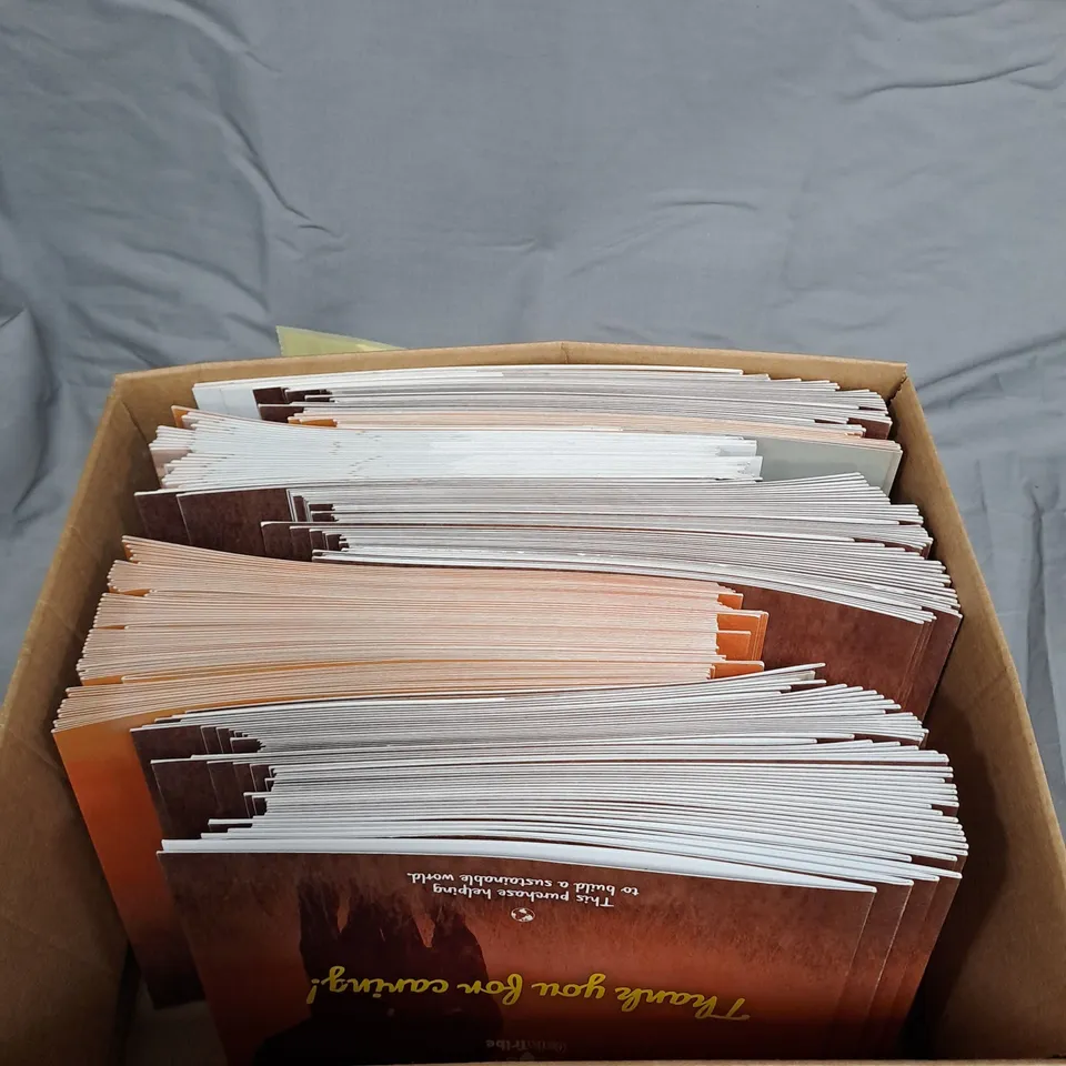 BOX OF APPROXIMATELY 50 GAIATRIBE PROMOTIONAL LEAFLETS