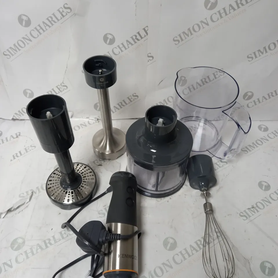 BOXED KENWOOD TRIBLADE XL AND HAND BLENDER