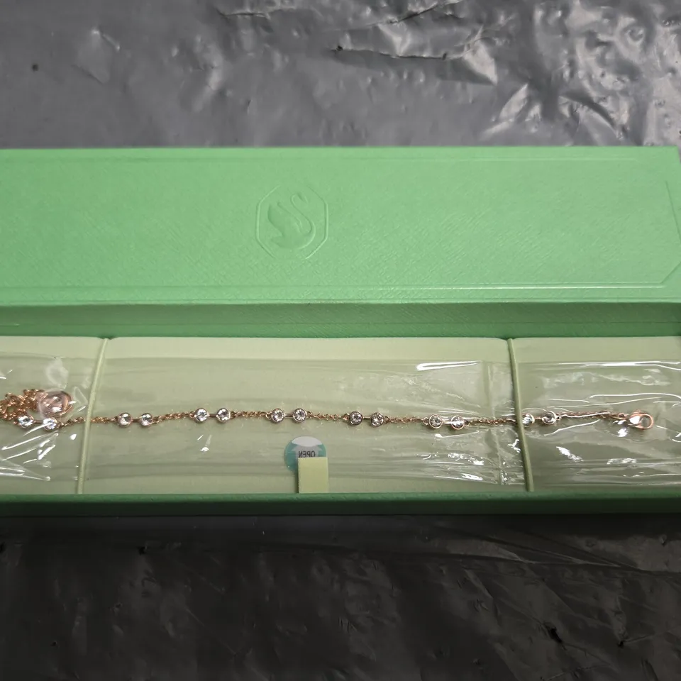 SWAROVSKI STRAND BRACELET CZWH/ROS – ROSE & CLEAR CRYSTALS, M