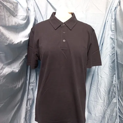 MANGO (MNG) SLIM FIT POLO SHIRT – NAVY, UK SIZE S