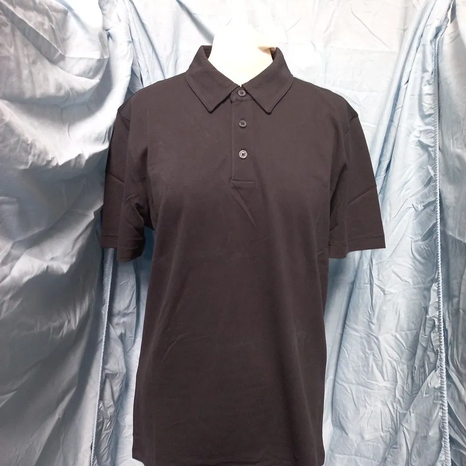 MANGO (MNG) SLIM FIT POLO SHIRT – NAVY, UK SIZE S