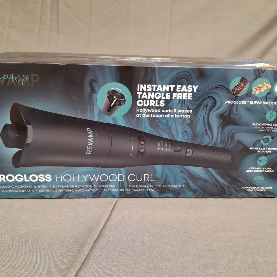 BOXED REVAMP PROGLOSS HOLLYWOOD CURL STYLER