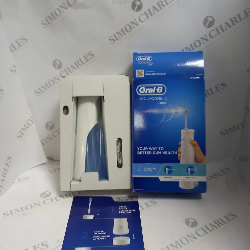 ORAL B AQUACARE 4 