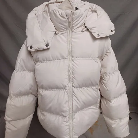 THE COUTURE CLUB ESSENTIAL MATTE PUFFER IN CREAM SIZE 14