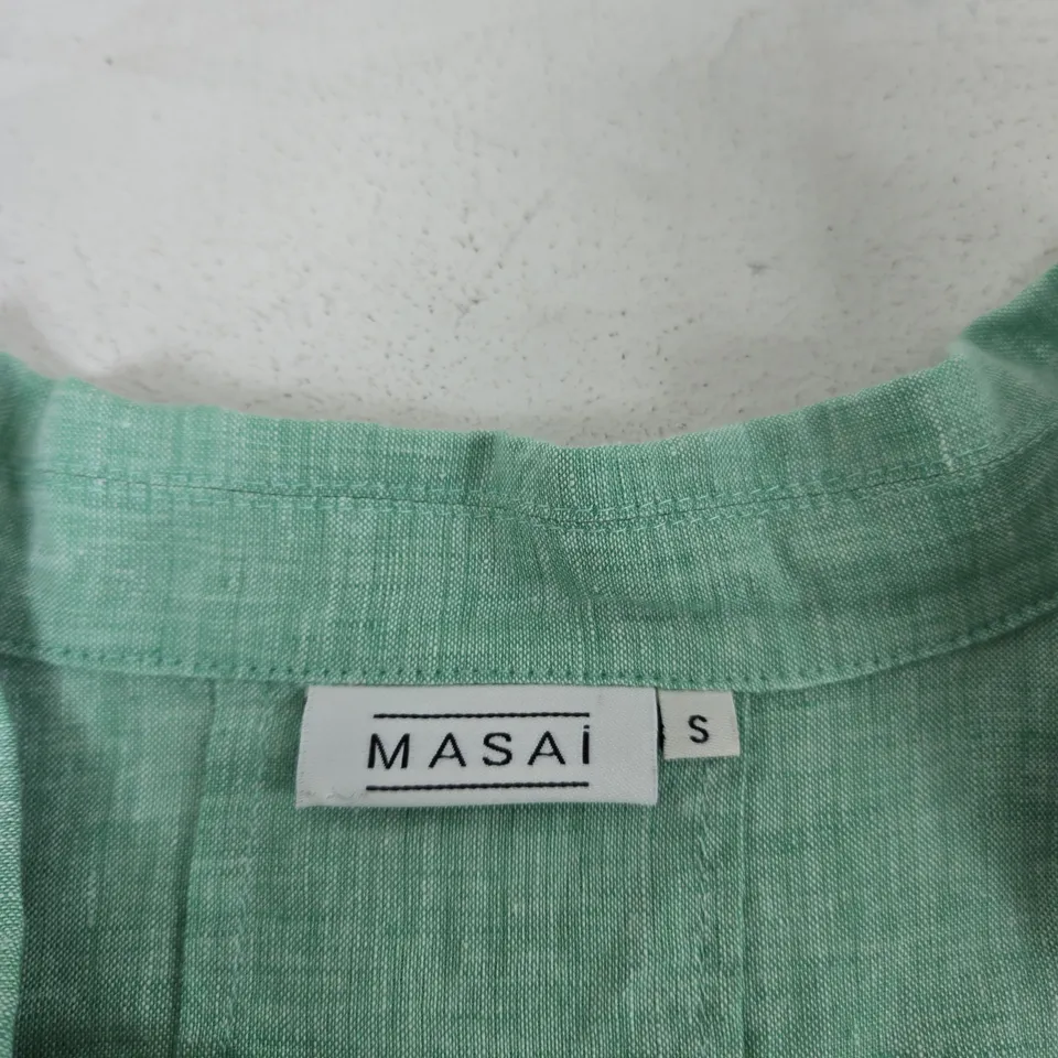 MASAI GREEN LINEN SHIRT – WOMEN'S, UK SIZE S