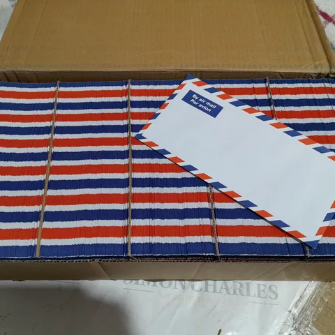 LARGE QUANTITY OF AIR MAIL ENVELOPES 22X11CM