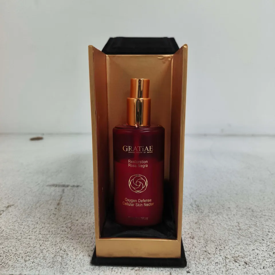 GRATIAE RESTORATION ROSA NEGRA OXYGEN DEFENSE CELLULAR SKIN NECTAR – 50 ML
