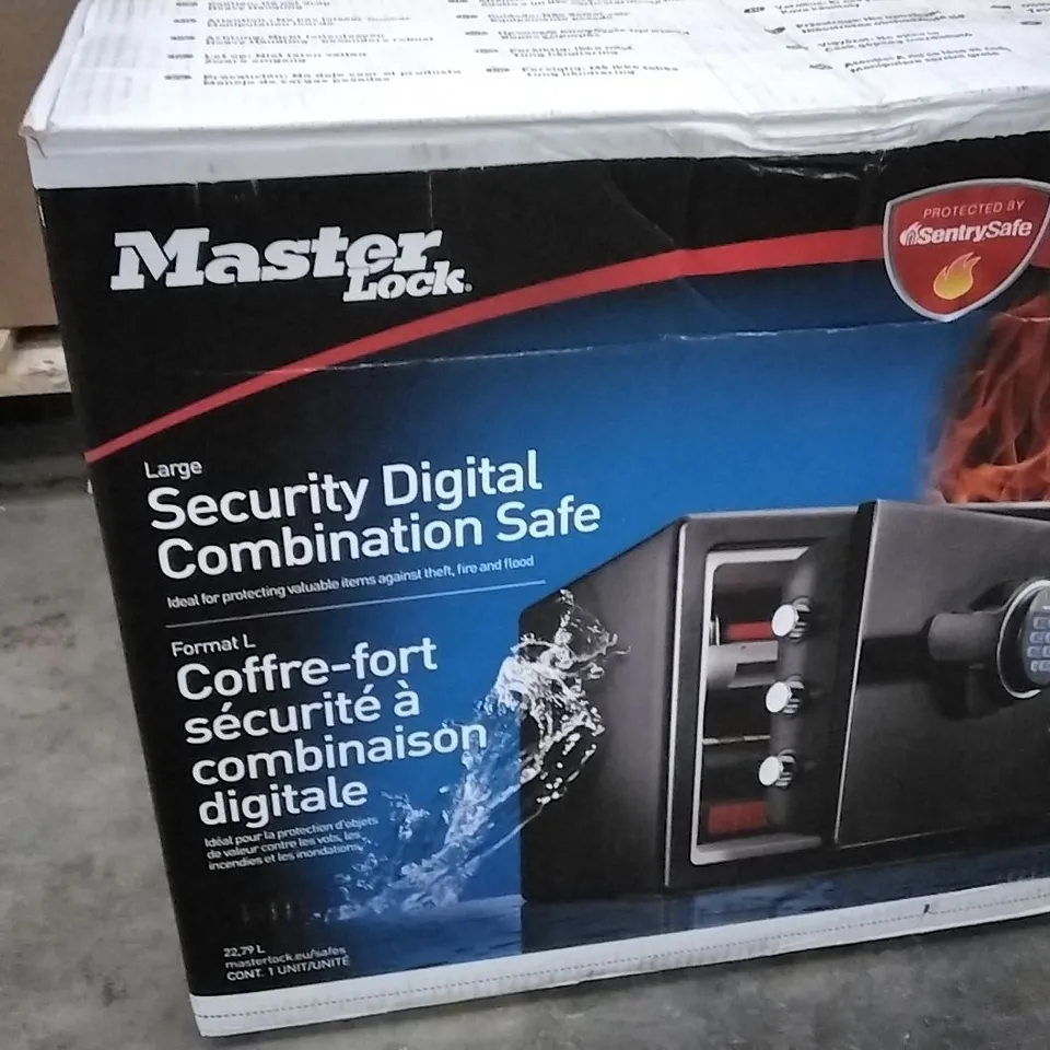 BOXED MASTERLOCK LARGE SECURITY DIGITAL COMBINATION SAFE