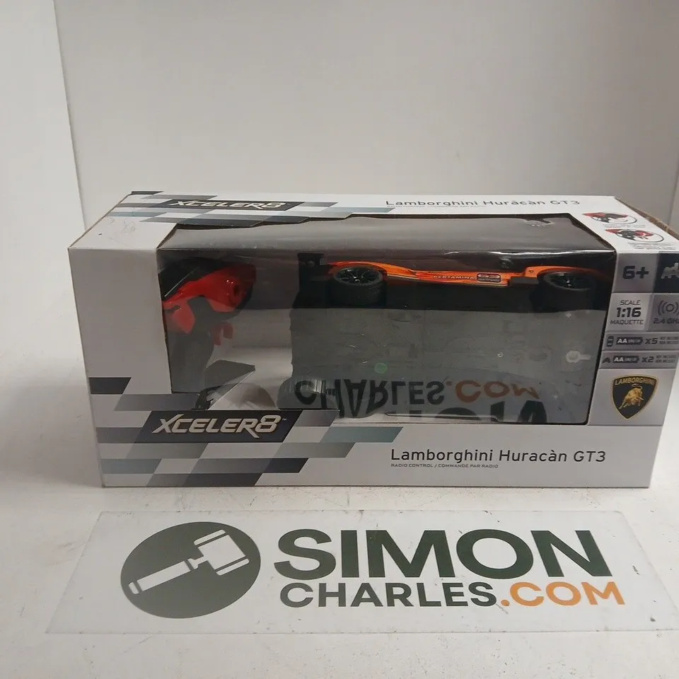 LAMBORGHINI HURACAN GT3 RC CAR – ORANGE, BOXED