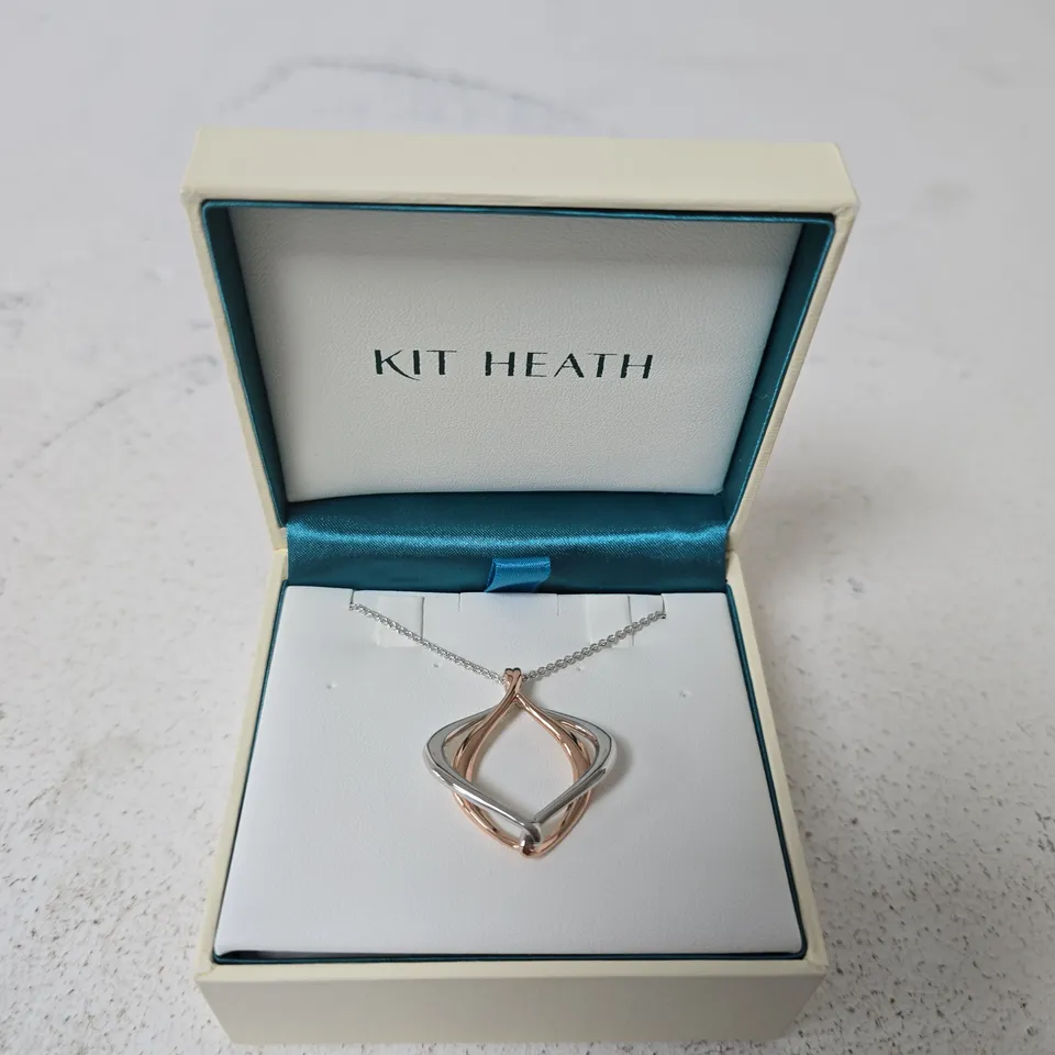 KIT HEATH TWO-TONE PENDANT NECKLACE - BOXED