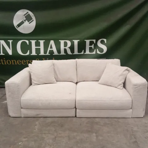 DANETTI LYNETTA NATURAL WEAVE 3 SEATER SOFA