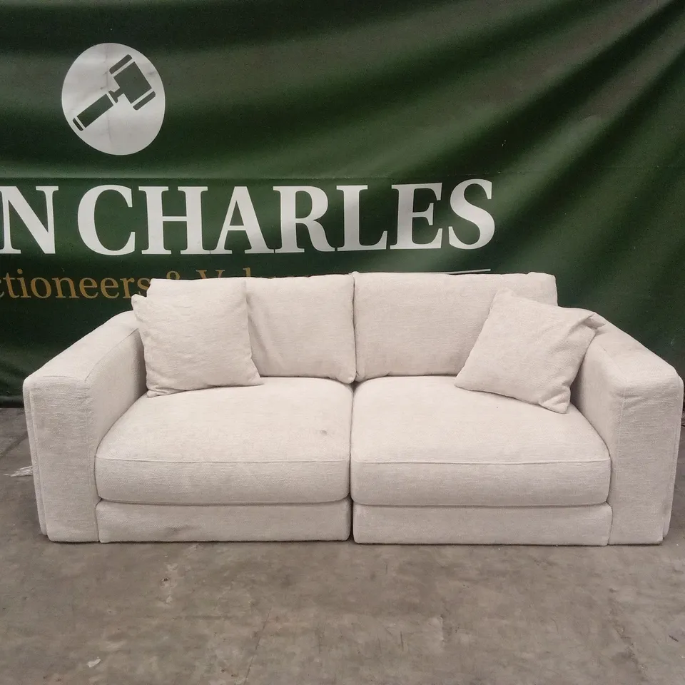 DANETTI LYNETTA NATURAL WEAVE 3 SEATER SOFA
