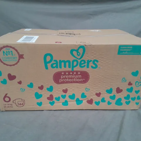 BOXED PAMPERS NAPPIES - SIZE 6 - X144