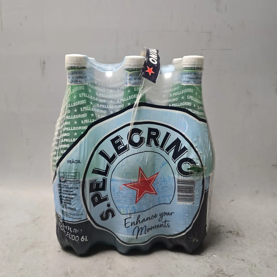 S.PELLEGRINO PACK OF 6 MINERAL WATERS 1L