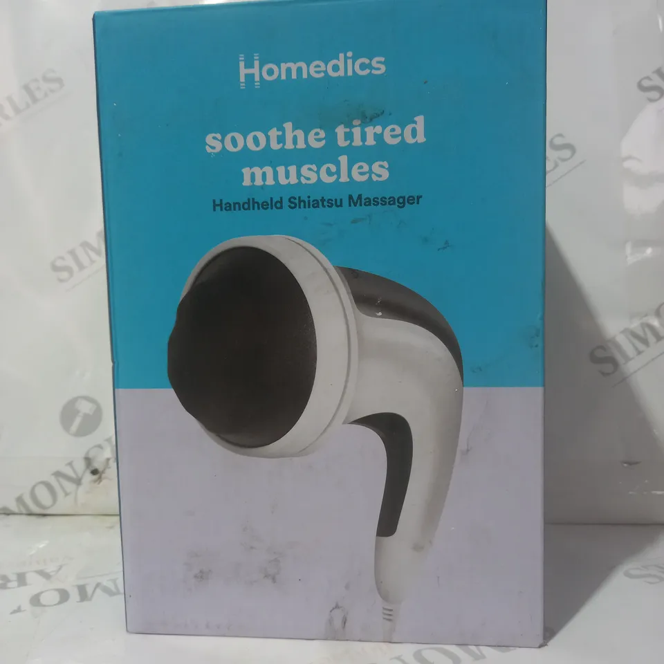 BOXED HOMEDICS HHP-355-15-GB HANDHELD SHIATSU MASSAGER