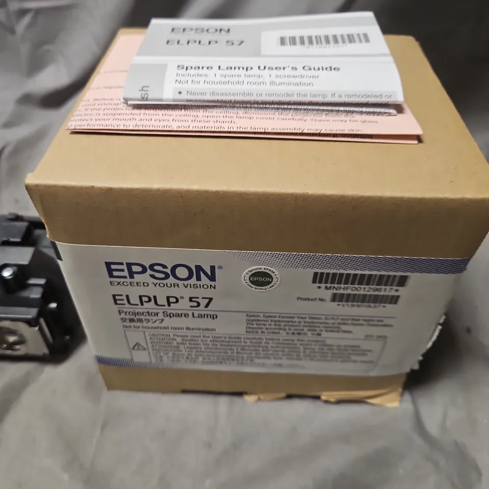 EPSON ELPLP57 PROJECTOR SPARE LAMP – BOXED