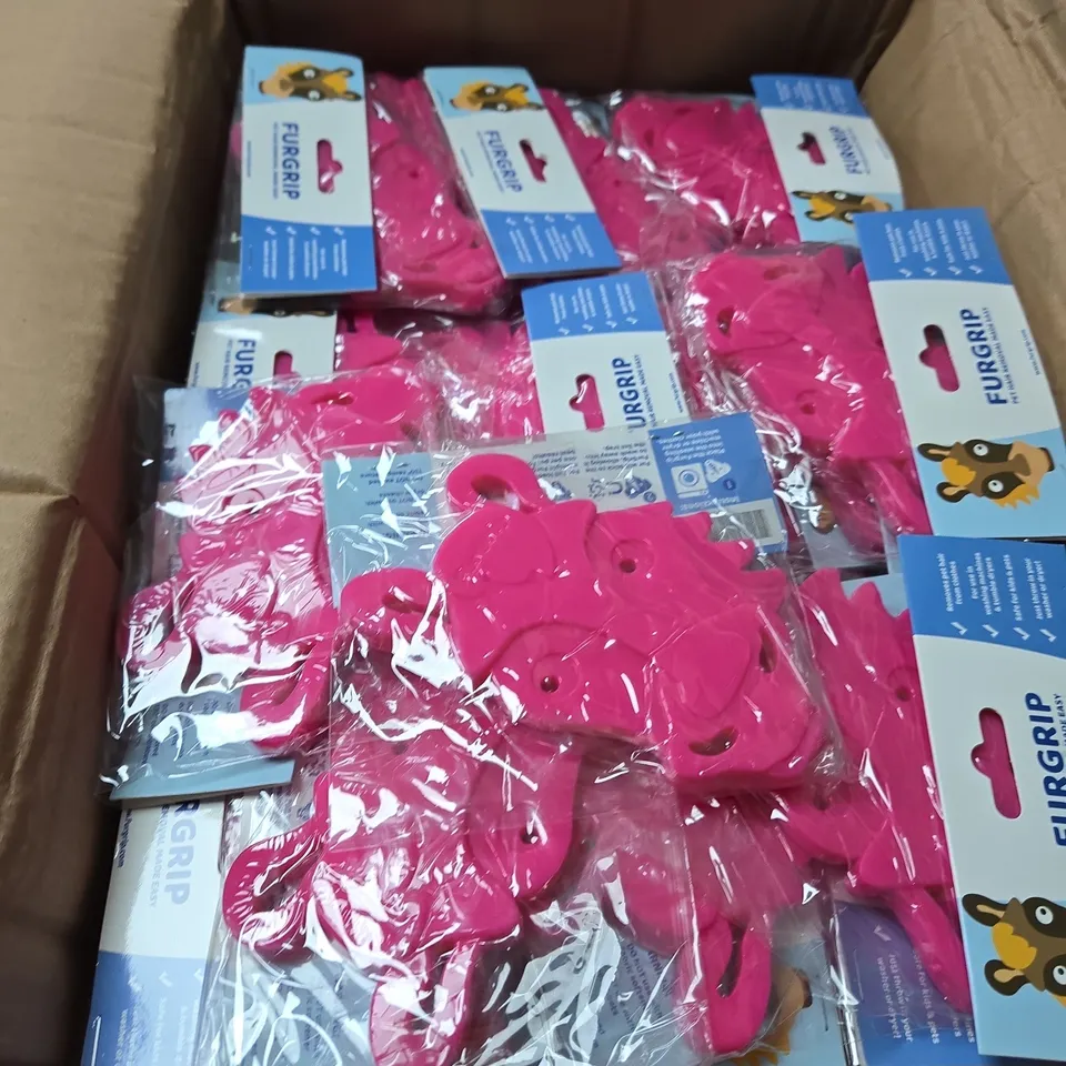 BOX OF APPROXIMATELY 140 FURGRIP HORSEFACE  PET HAIR REMOVER 