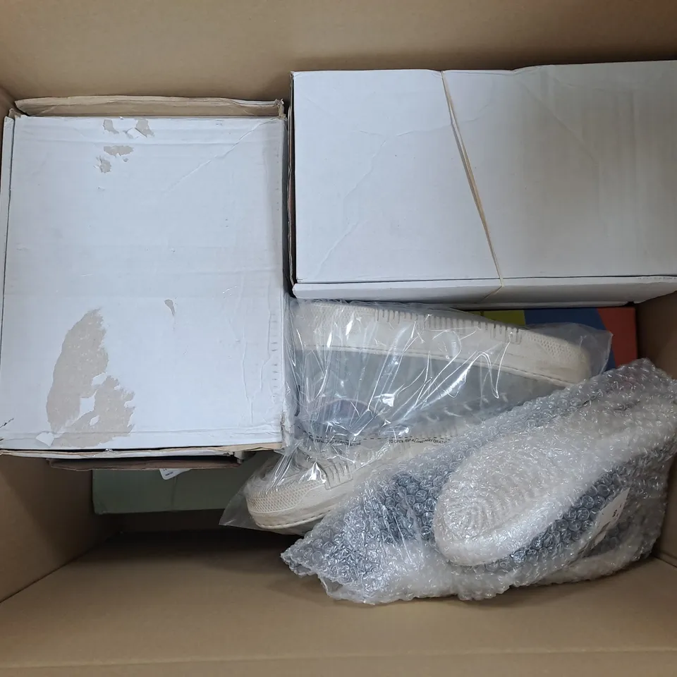 APPROXIMATELY 8 ASSORTED PAIRS OF SHOES IN VARIOUS STYLES, COLOURS AND SIZES