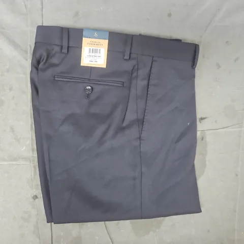 CHARLES TYRWHITT SLIM FIT NATURAL STRETCH TWILL SUIT TROUSERS IN NAVY SIZE 30/30