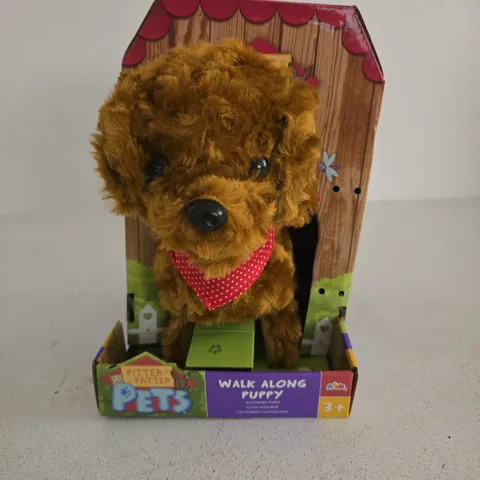 WALK ALONG PUPPY – PITTER PATTERN PETS PLUSH TOY (3+)