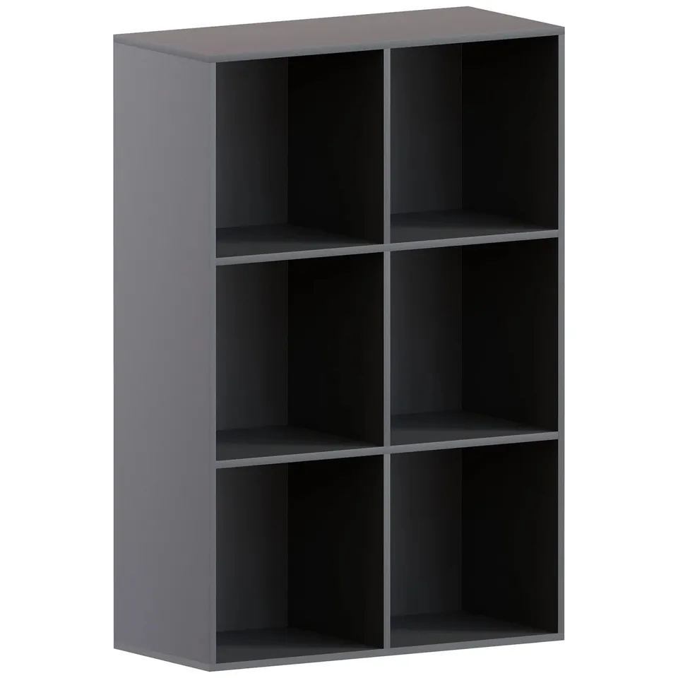 BOXED DURHAM 2x3 CUBE STORAGE UNIT - BLACK (1 BOX)