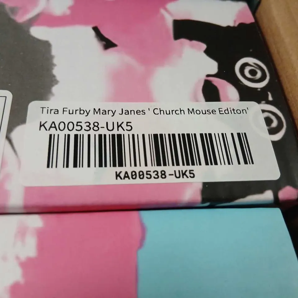 FURBY X KOI FURBY MARY JANES KIDS' SLIPPERS – CHURCH MOUSE EDITION, UK3