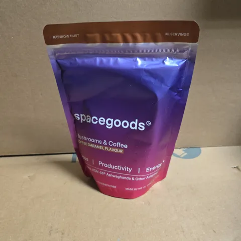 SPACEGOODS RAINBOW DUST MUSHROOMS & COFFEE CARAMEL FLAVOUR (240 GRAMS)
